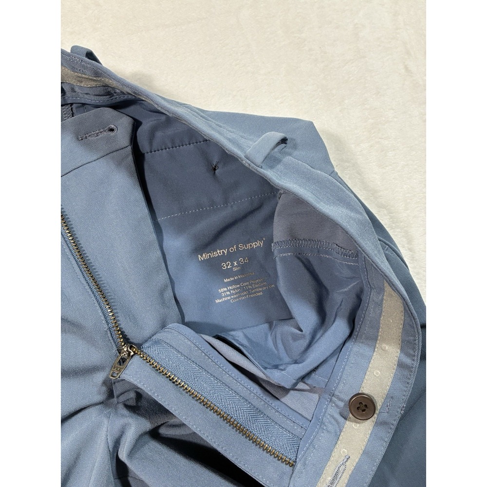 Ministry Of Supply Kinetic Pant Mens 32x34 Primeflex Performance Preppy Office View 4